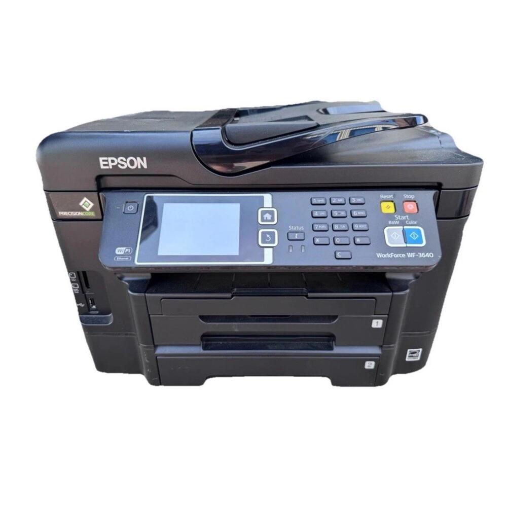 Epson WorkForce WF-3640 All-in-One Printer – Excellent Condition